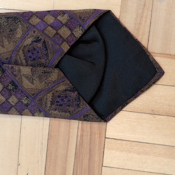 YSL Yves Saint Laurent vintage silk tie - Picture 4 of 5